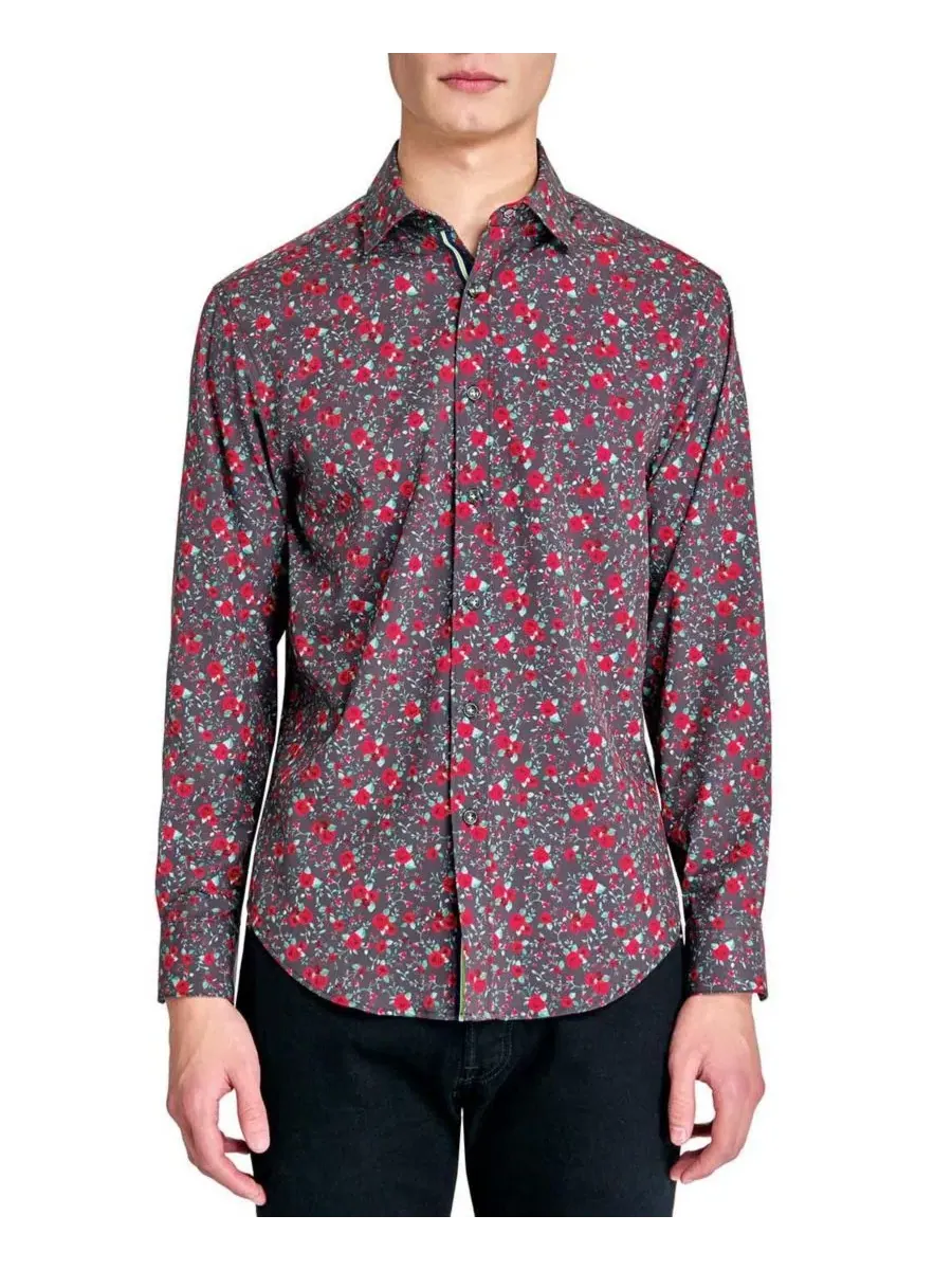 Мужская рубашка с длинным рукавом, Regular Fit, 4-Way Stretch Society of Threads