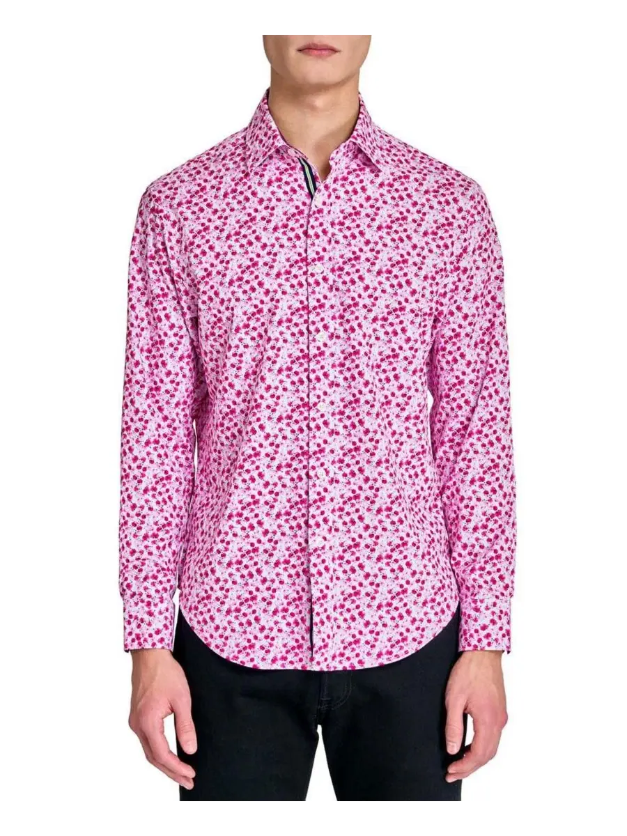 Рубашка с длинным рукавом, 4-Way Stretch Society of Threads — розовый