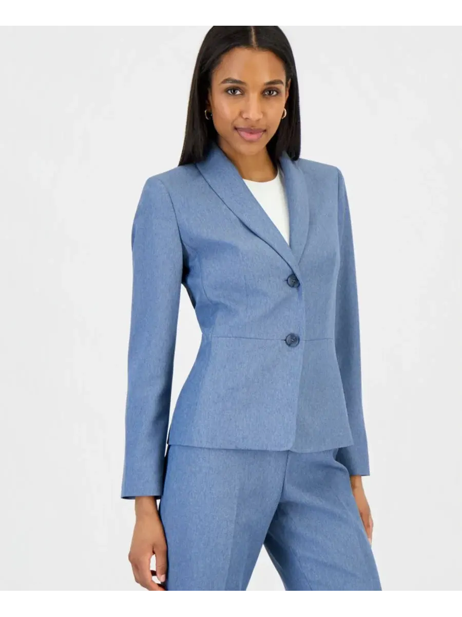 Женский костюм из блейзера с шалью-воротником и брюк, модель Two-Button Shawl Collar Blazer & Pants — изображение 3 из 3