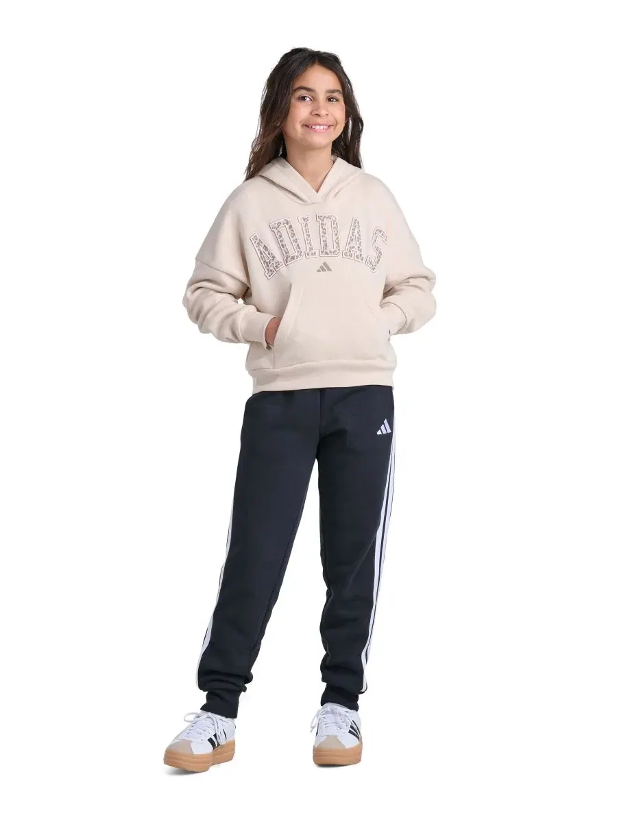 Худи с длинным рукавом и капюшоном, свободного кроя adidas, Crystal Linen — изображение 2 из 4