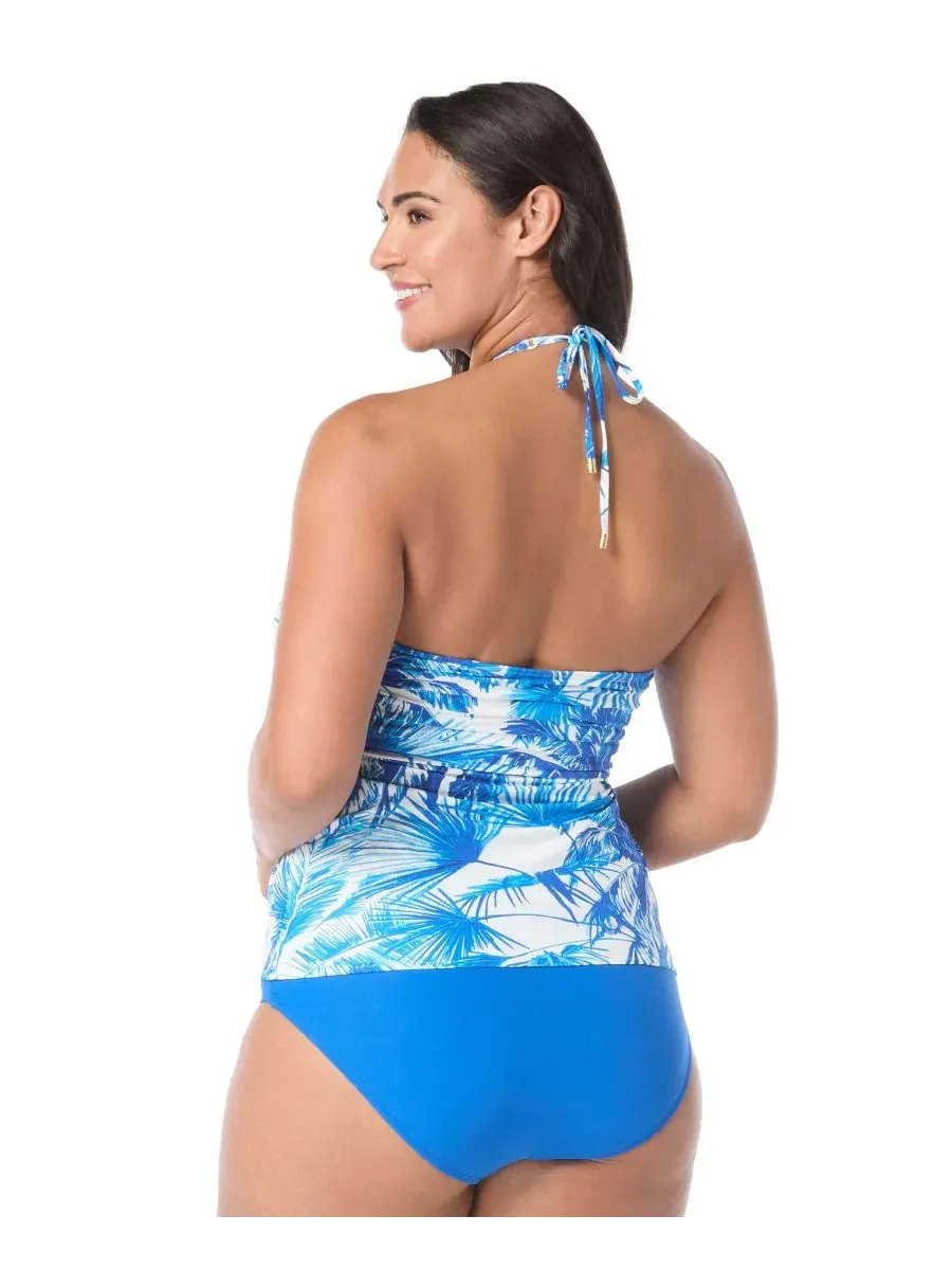 Танкини-топ Coco Reef Opal Bandini Halter Tropical — изображение 5 из 7, синий