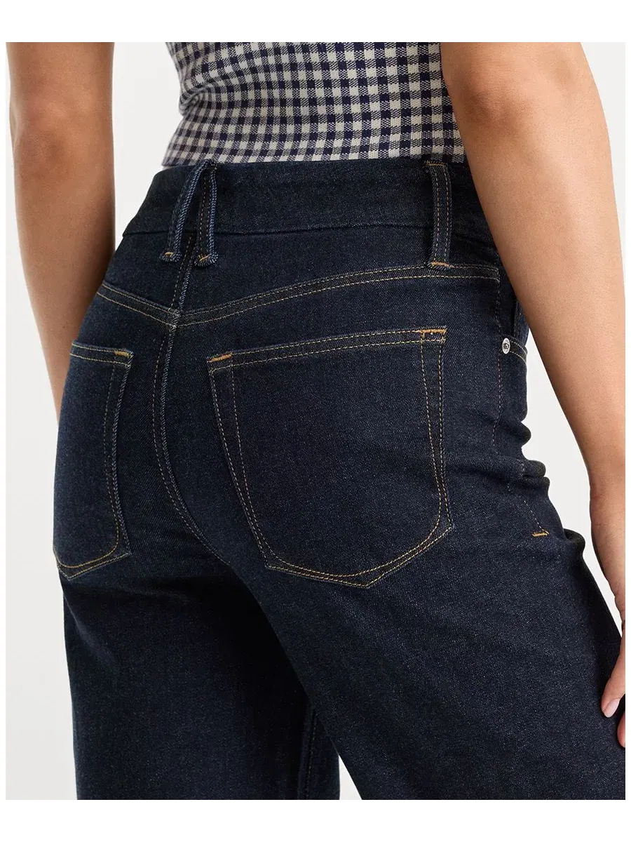 Джинсы-палаццо Always Fits Slim Good American — изображение 4 из 5, синий
