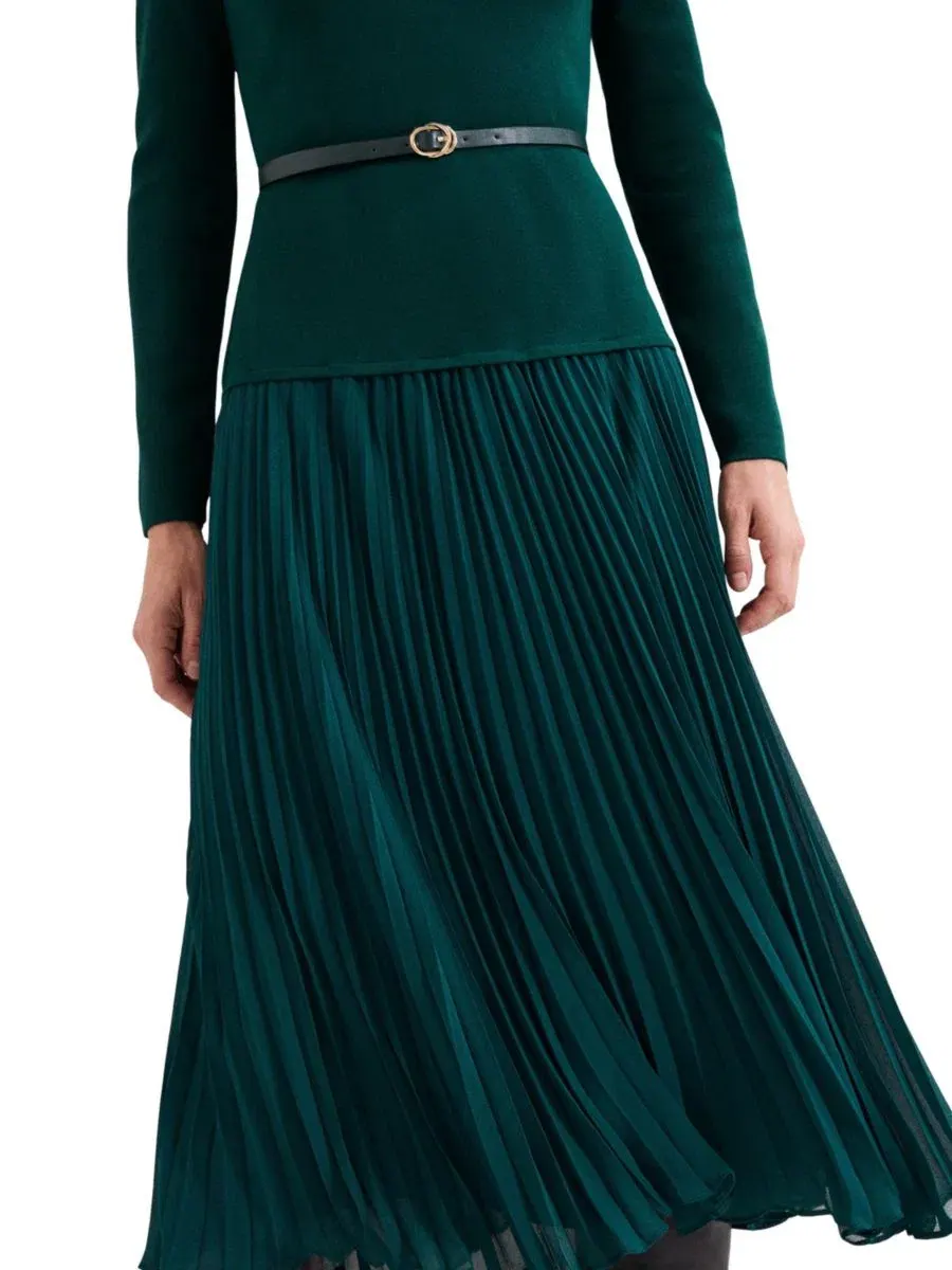 Платье миди Kai Knit V-Neck Midi Dress Phase Eight — изображение 5 из 8, зеленый