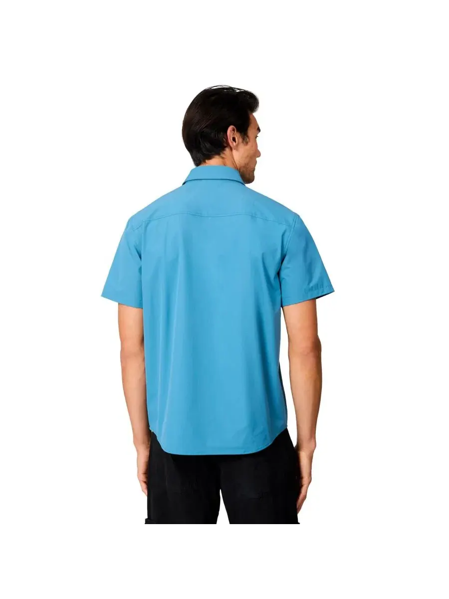 Мужская рубашка с коротким рукавом Sedona Rip-Stop Explorer Shirt Free Country — изображение 3 из 5, морской