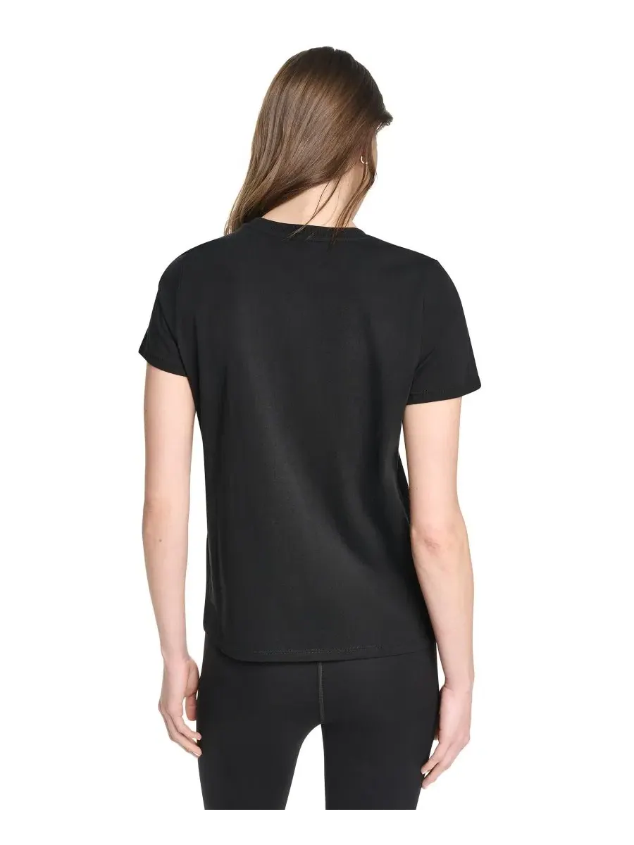 Футболка с принтом DKNY Sport — изображение 4 из 6, черный