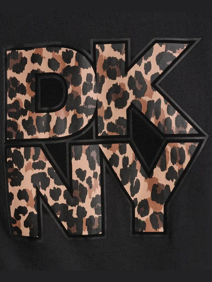 Футболка с принтом DKNY Sport — изображение 5 из 6, черный