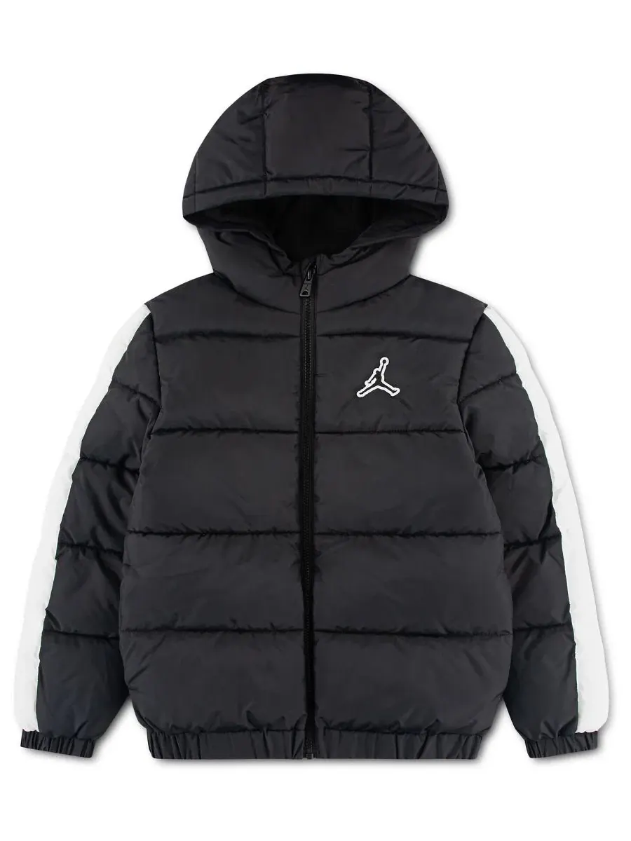 Пуховик с капюшоном и длинным рукавом, Color-Block Jordan