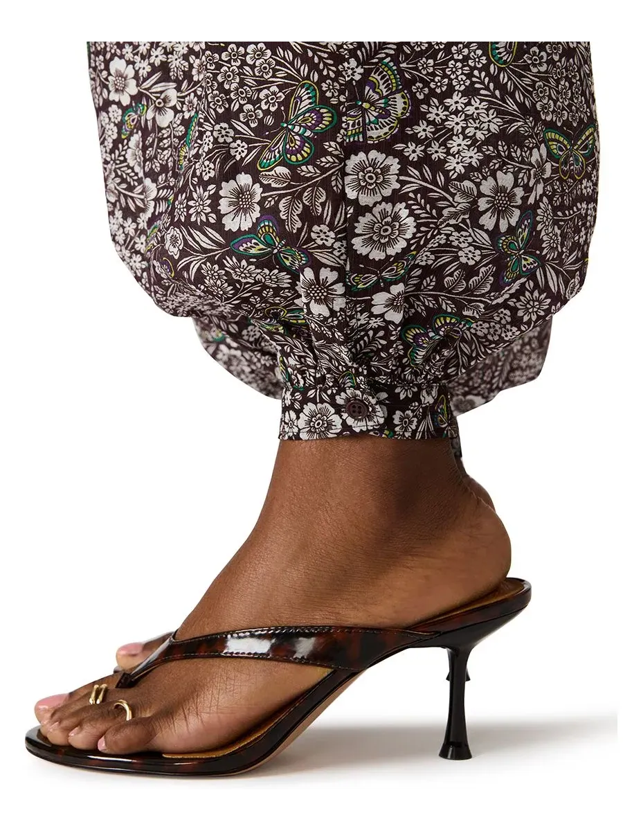 Брюки genie свободного кроя с высокой посадкой, модель Livy Steve Madden — изображение 4 из 5, зеленый