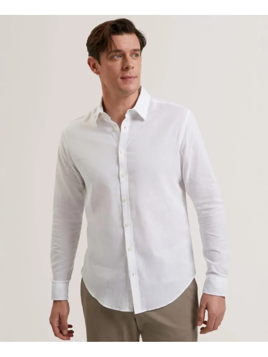 Рубашка с длинным рукавом Prynn Ted Baker — белый