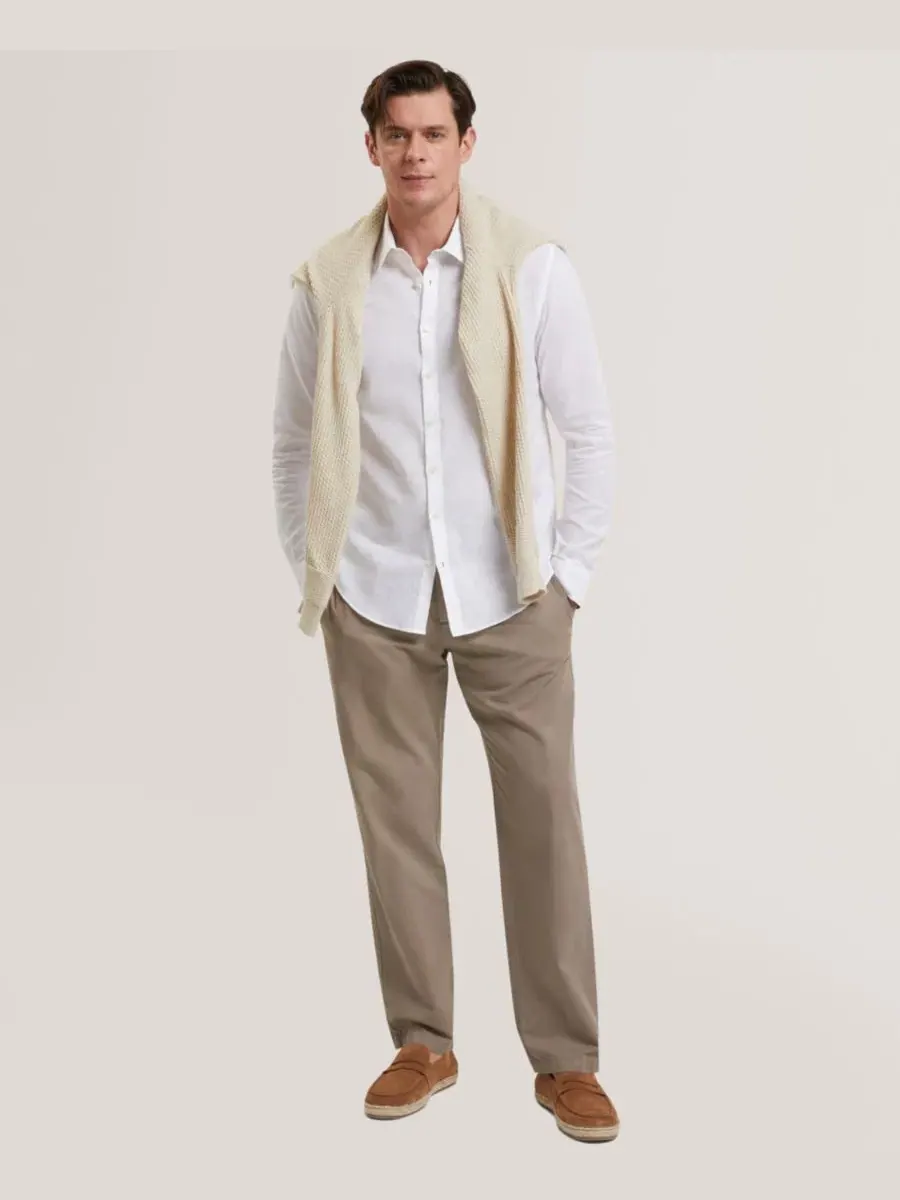 Рубашка с длинным рукавом Prynn Ted Baker — изображение 2 из 4, белый