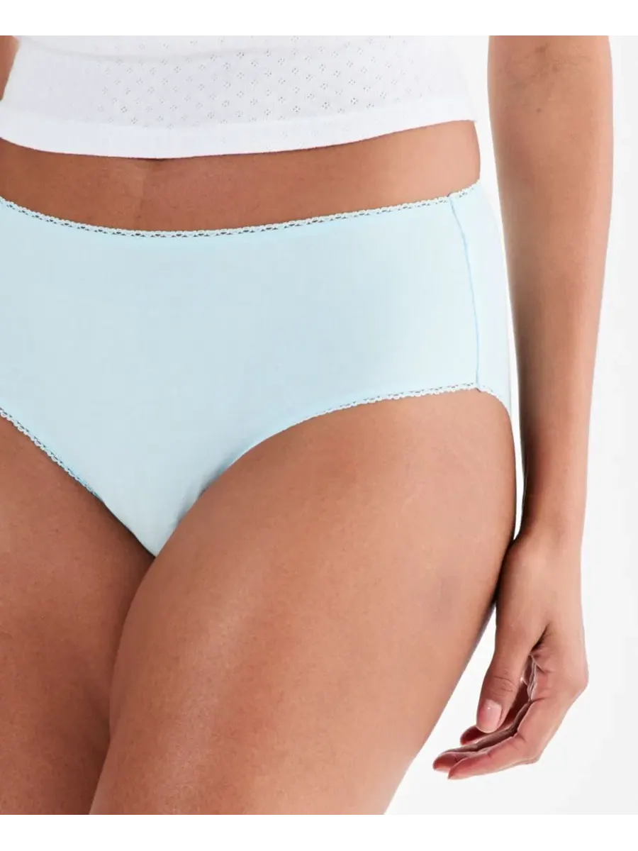 Трусы с высокой посадкой Cotton Jersey Brief, бренд Charter Club, Spun Sugar — изображение 4 из 4