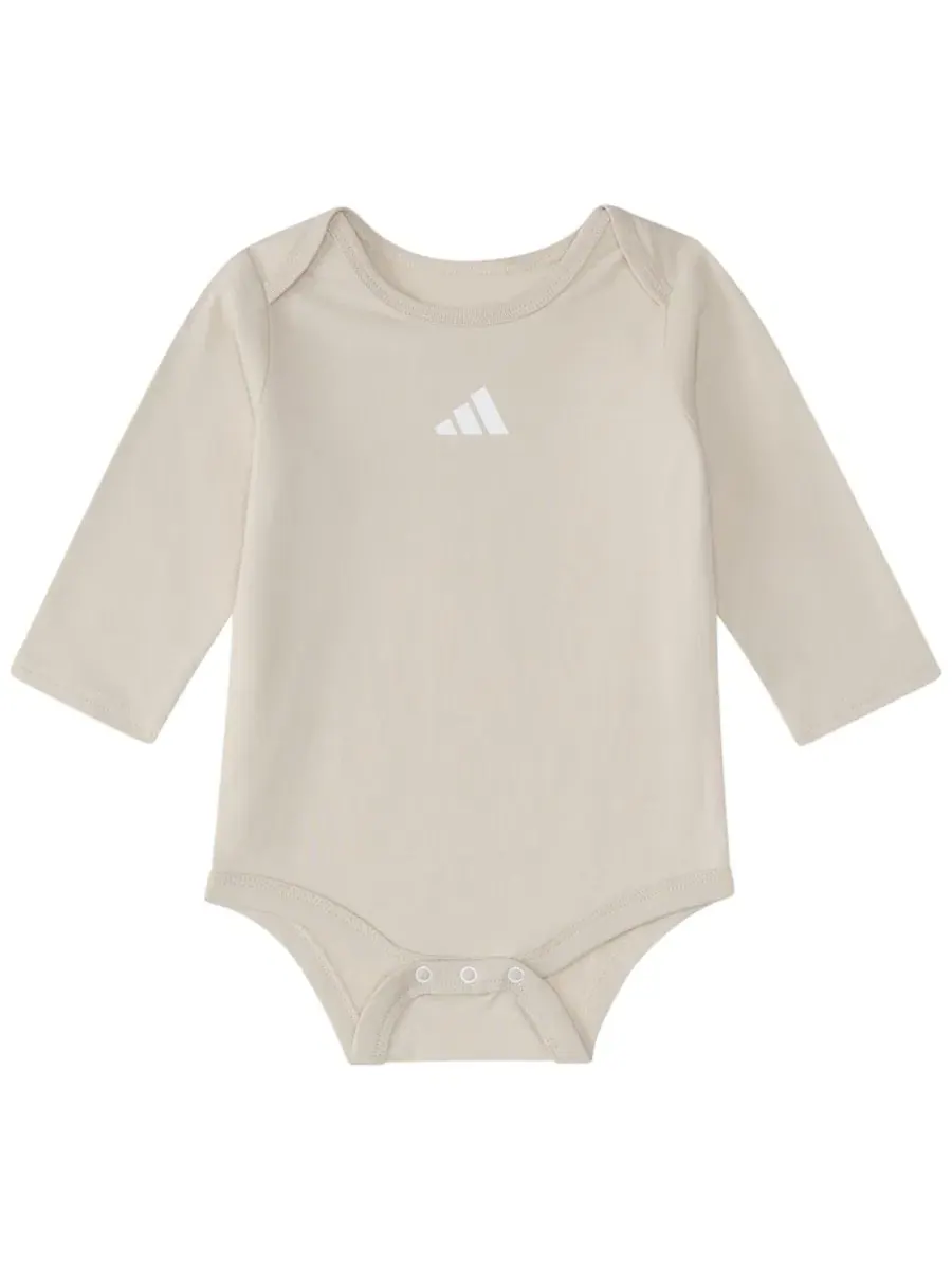 Комплект из боди и брюк с длинным рукавом, Logo adidas — изображение 3 из 4, прозрачный