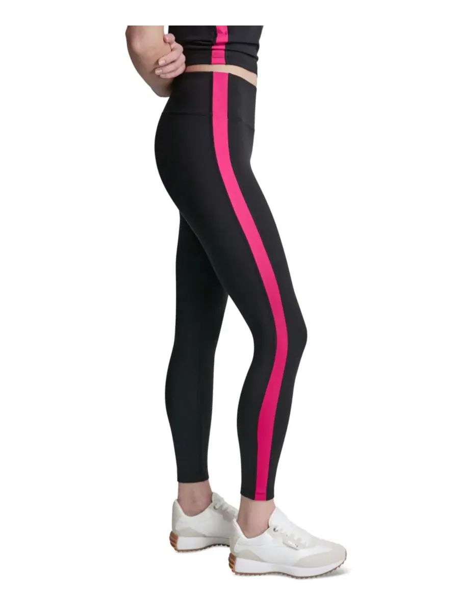 Леггинсы с боковой полосой DKNY Sport — розовый