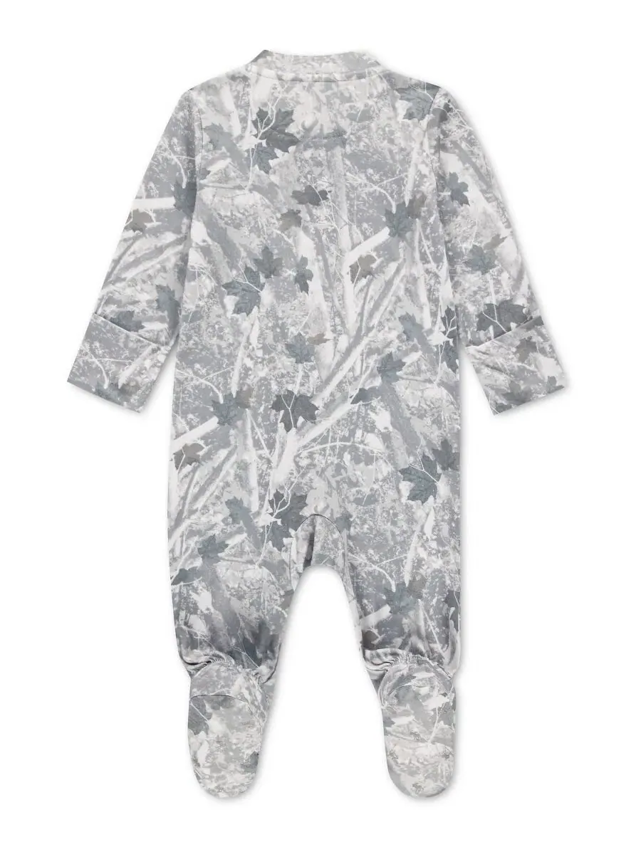 Детский комбинезон на ножках с длинным рукавом, футер abercrombie kids — изображение 2 из 5, зеленый