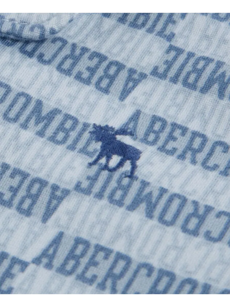 Детский комбинезон-слип с длинным рукавом, на молнии abercrombie kids — изображение 5 из 5, синий