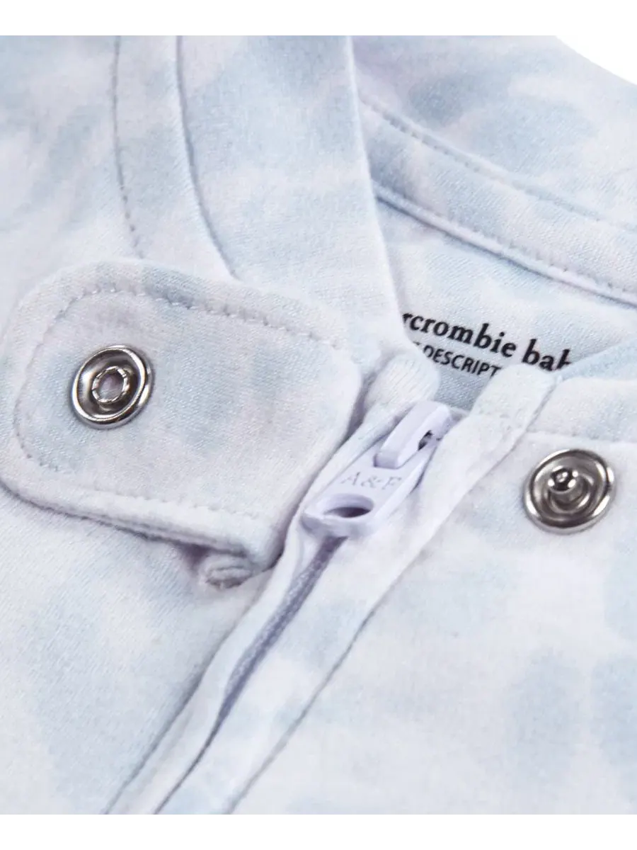 Детский комбинезон с длинным рукавом, на молнии, бренд abercrombie kids — изображение 3 из 5, синий