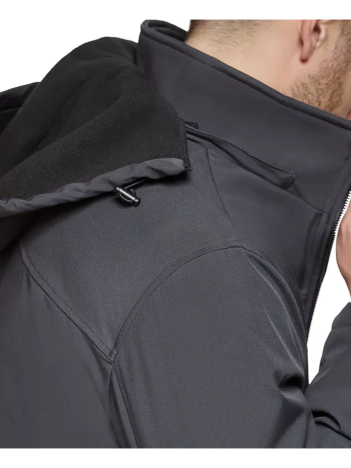 Мужская куртка Infinite Stretch с подкладкой из полярного флиса и нагрудником Calvin Klein — изображение 5 из 7, железный