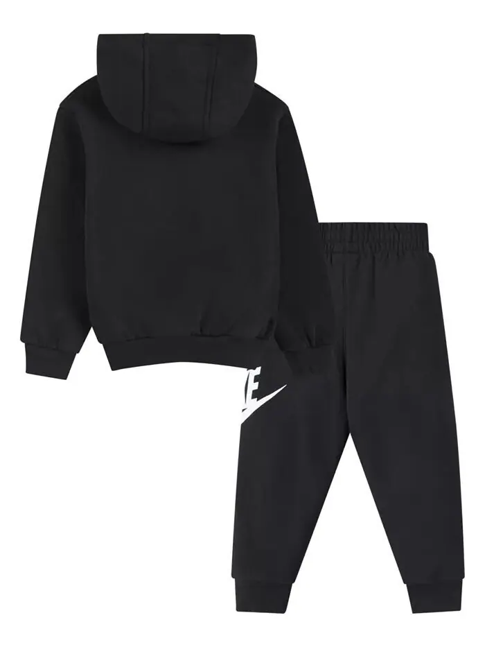 Толстовка с капюшоном из флиса для малышей Kids Club, комплект из 2 предметов Nike — изображение 2 из 12, черный