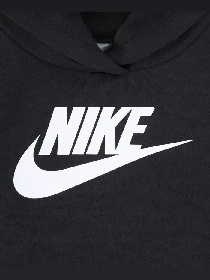 Толстовка с капюшоном из флиса для малышей Kids Club, комплект из 2 предметов Nike — изображение 4 из 12, черный