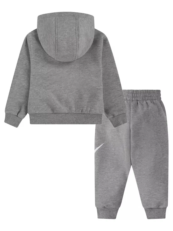 Толстовка с капюшоном из флиса для малышей Kids Club, комплект из 2 предметов Nike — изображение 5 из 12, черный