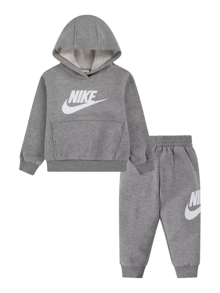 Комплект из двух предметов: флисовый пуловер с капюшоном для малышей Nike