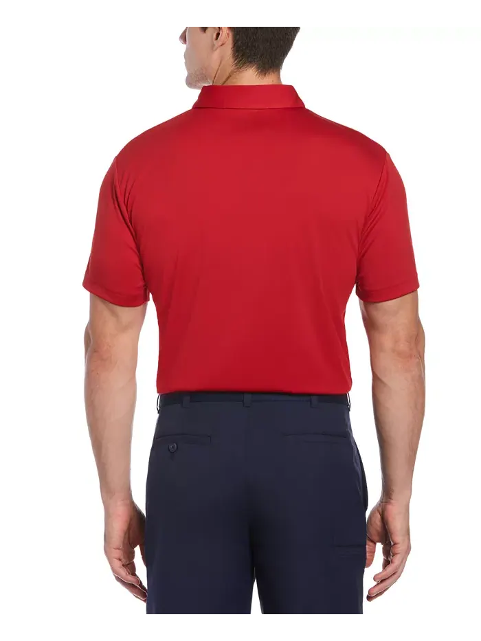 Мужская поло для гольфа Airflux Solid Mesh с коротким рукавом PGA TOUR — изображение 2 из 2, перец чили