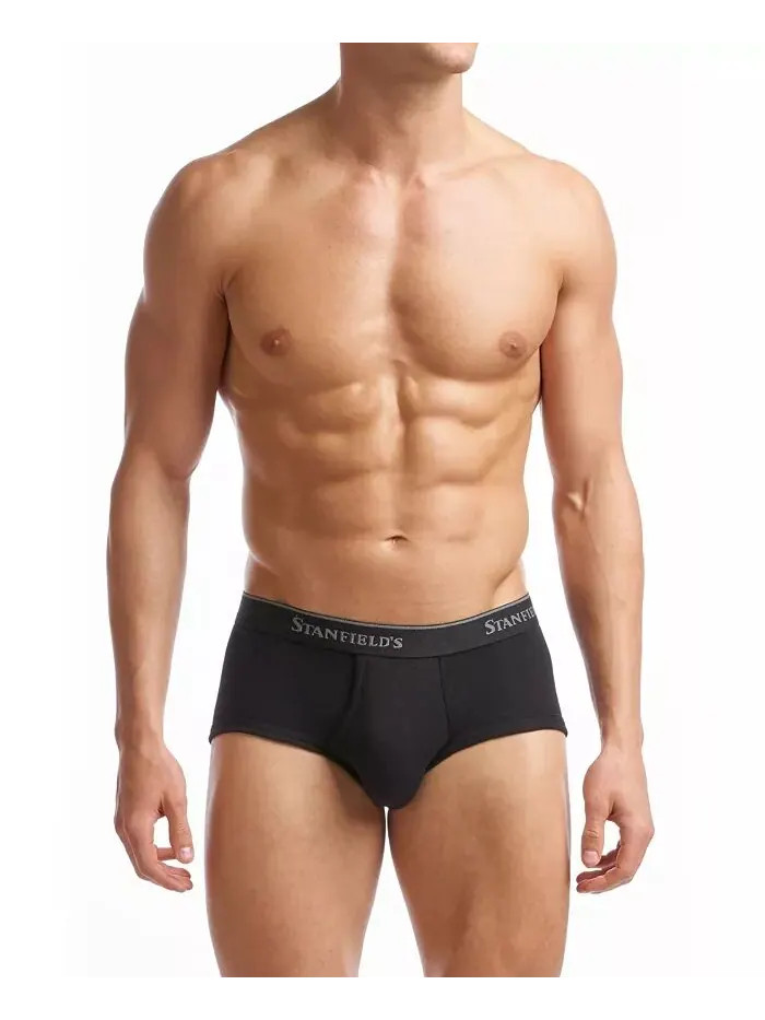 Трусы мужские Supreme Cotton Blend Regular Rise, упаковка из 2 шт Stanfield's — изображение 4 из 4, белый
