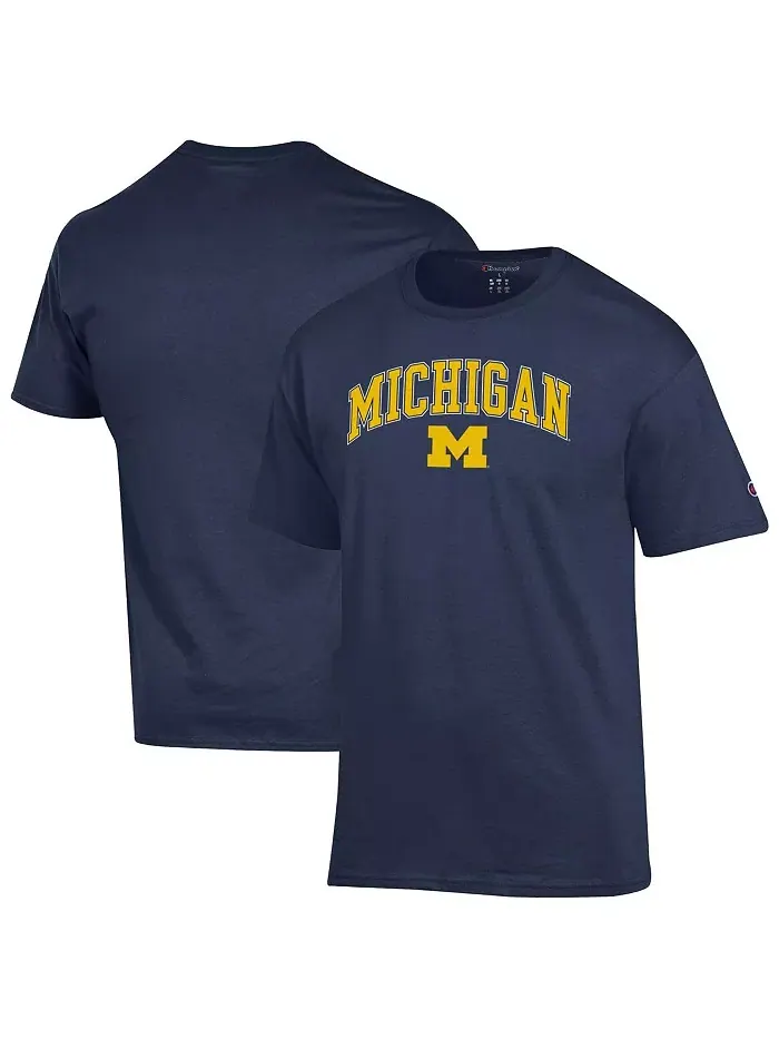 Мужская футболка Michigan Wolverines с арочным логотипом