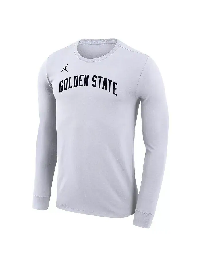 Белая мужская и женская футболка Golden State Warriors Statement Edition Legend Performance с — изображение 3 из 3, белый