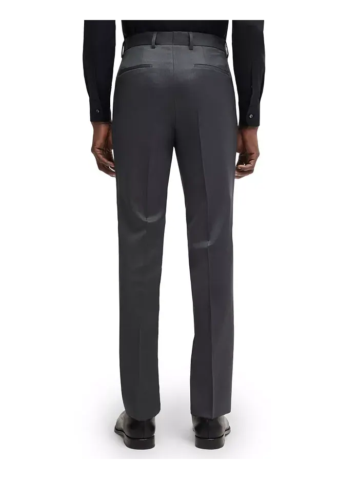 BOSS Мужские классические брюки из чистой шерсти Regular-Fit Hugo Boss — 2