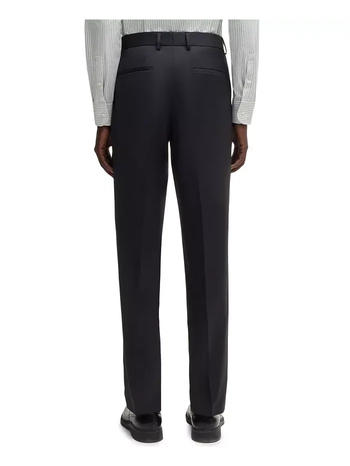 BOSS Мужские классические брюки из чистой шерсти Regular-Fit Hugo Boss — 3
