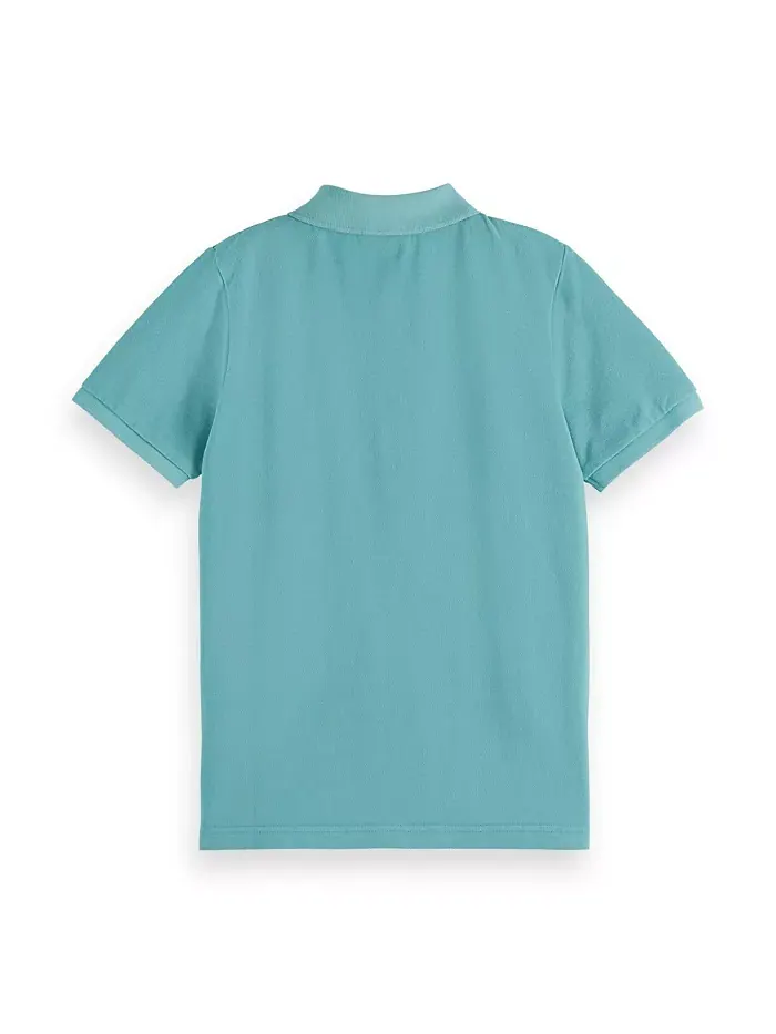 Детская и подростковая поло из пике с эффектом garment dye SCOTCH & SODA — 2
