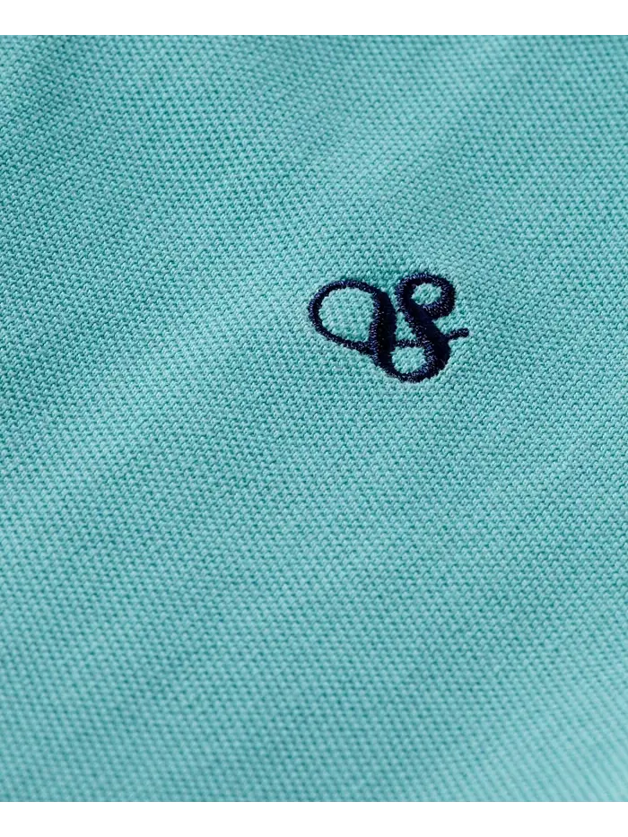 Детская и подростковая поло из пике с эффектом garment dye SCOTCH & SODA — 3