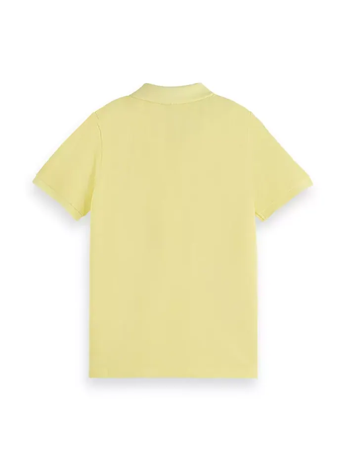 Детская и подростковая поло из пике с эффектом garment dye SCOTCH & SODA — 2