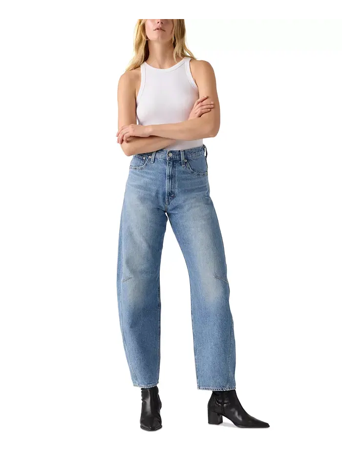 Женские джинсы Cinch с высокой посадкой и бочкообразными штанинами Levi's