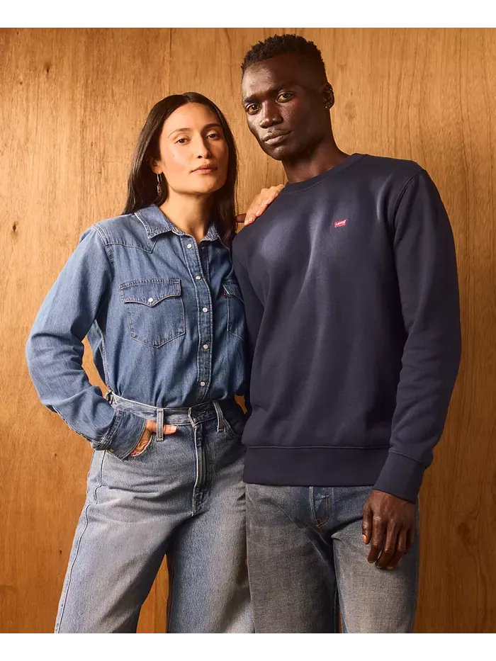 Женские джинсы Cinch с высокой посадкой и бочкообразными штанинами Levi'S — изображение 9 из 9, синий
