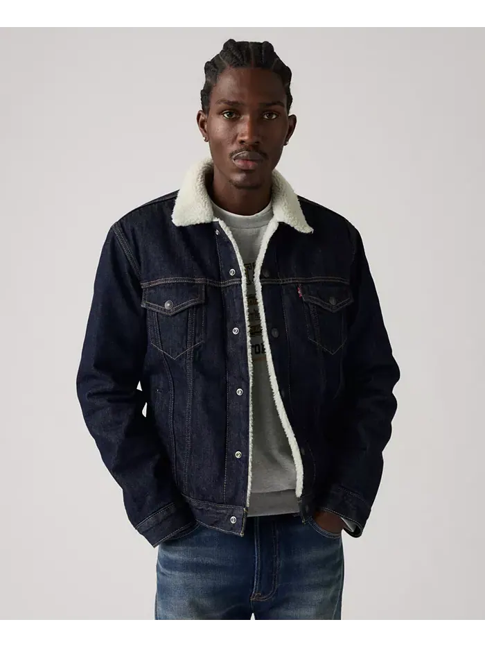 Мужская куртка-косуха из денима с подкладкой из шерпы Regular Fit Levi'S