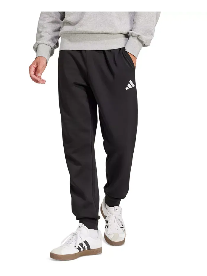 Мужские базовые брюки FeelCozy из флиса Adidas — изображение 1 из 2, черный