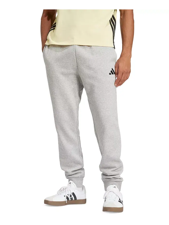 Мужские базовые брюки FeelCozy из флиса Adidas — изображение 1 из 2, серый
