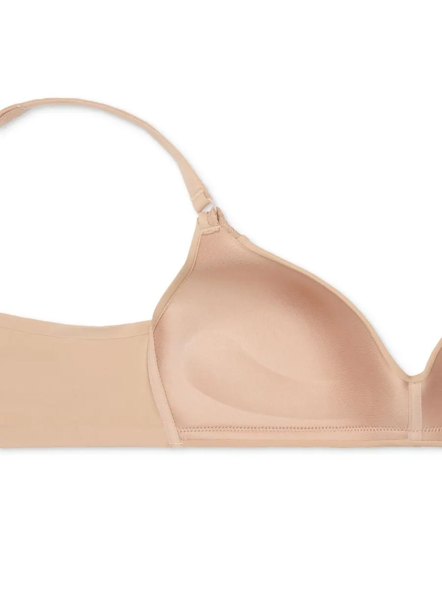 Бюстгальтер Warners Cloud 9 Super Soft Wireless Lift Comfort Bra RN2771A Warner's — изображение 4 из 4, коричневый