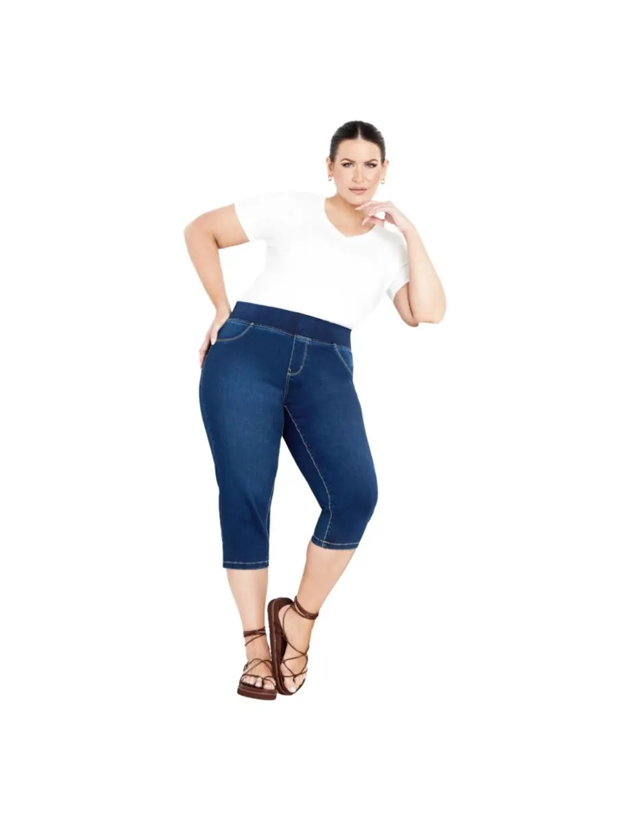 Женские укороченные джинсы Butter Denim Pull On AVENUE