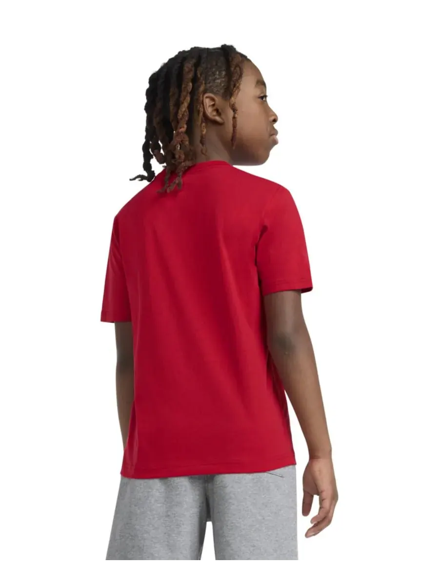 Детская футболка с круглым вырезом и логотипом Jumpman Swoosh (8-20 лет) Jordan — изображение 4 из 7, красный