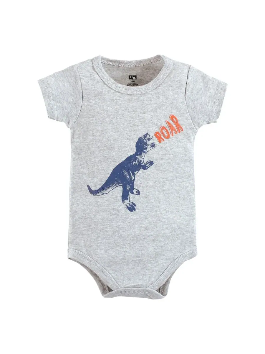 Хлопковый боди, шорты и комплект обуви Hudson Baby, Dino Roar — изображение 3 из 5