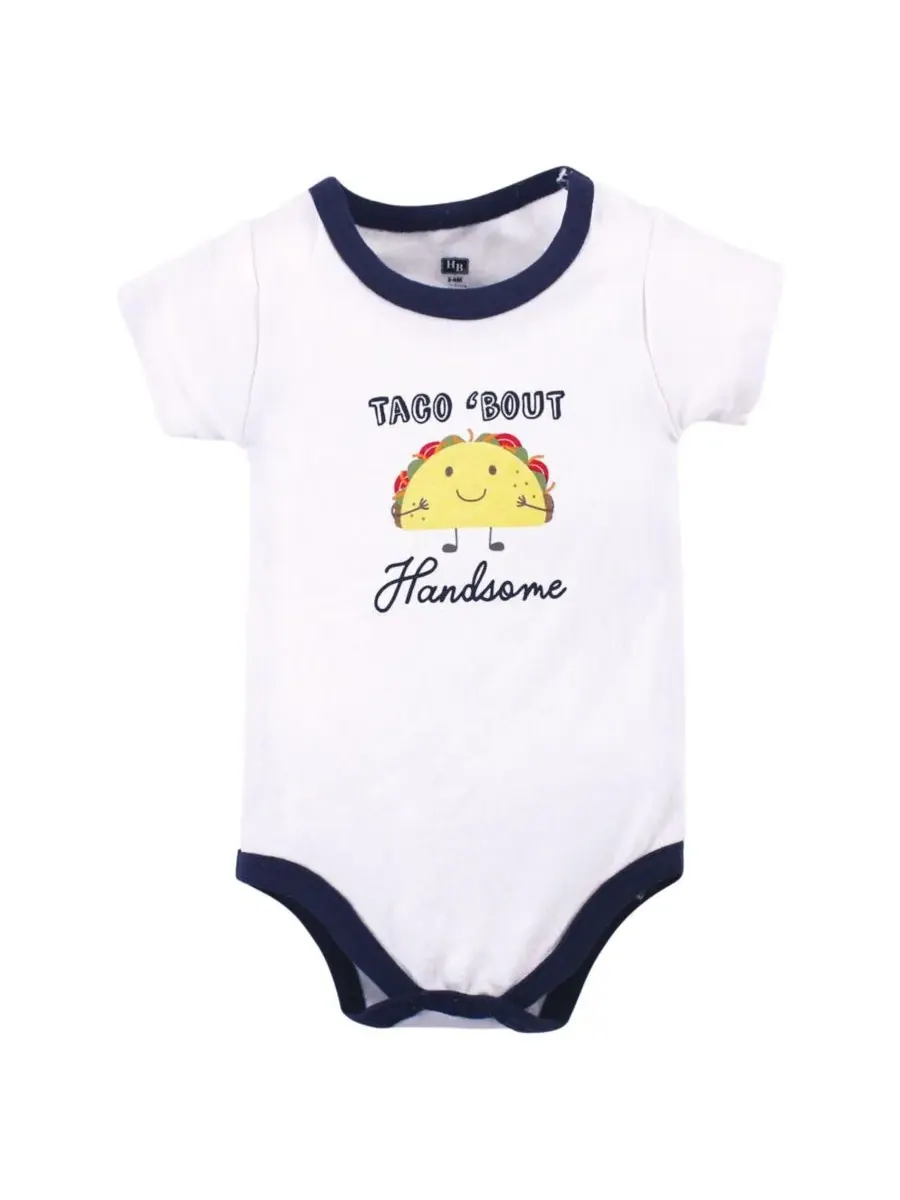 Хлопковый боди, шорты и комплект обуви Hudson Baby, Handsome Taco — изображение 3 из 5