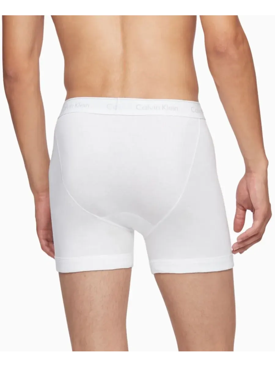 Calvin Klein Мужские боксеры из классического хлопка, комплект из 3 штук — изображение 4 из 4, серый