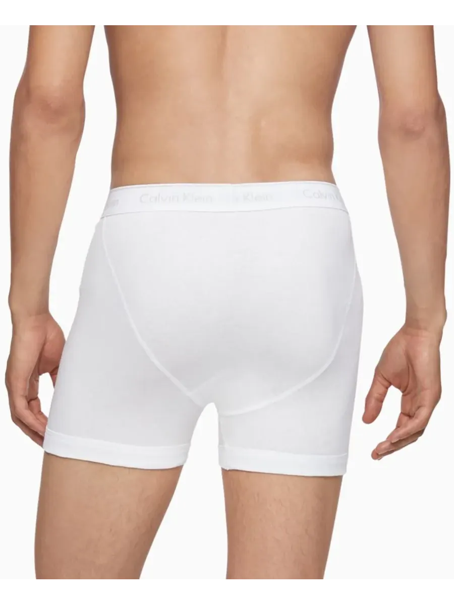 Calvin Klein Мужские боксеры из классического хлопка, комплект из 3 штук — изображение 4 из 4, белый