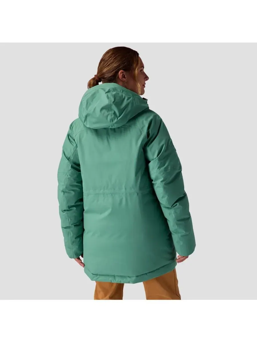 Женские пуховые куртки ALLIED Down Apres Parka Backcountry — изображение 2 из 8, зеленый