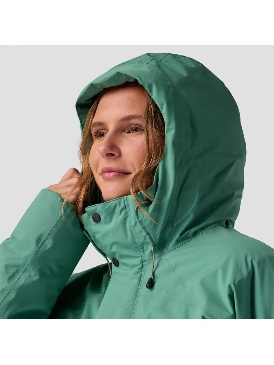 Женские пуховые куртки ALLIED Down Apres Parka Backcountry — изображение 7 из 8, зеленый