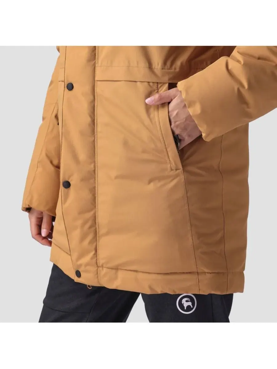 Женские пуховые куртки ALLIED Down Apres Parka Backcountry, Bistre — изображение 2 из 8