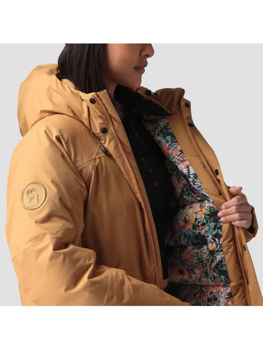 Женские пуховые куртки ALLIED Down Apres Parka Backcountry, Bistre — изображение 4 из 8